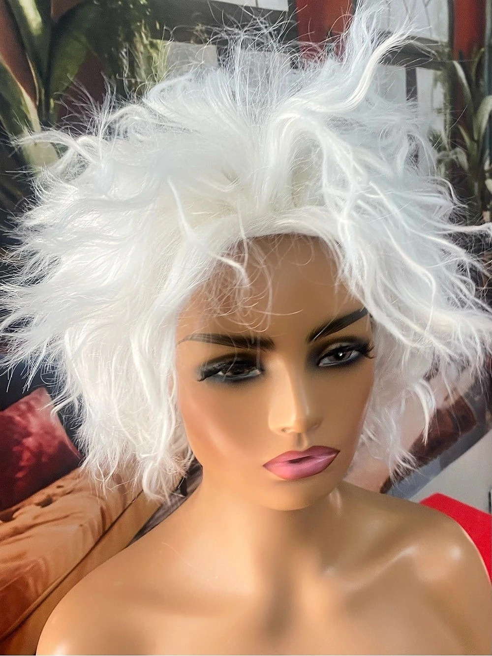 Crazy scientist Einstein White Wig